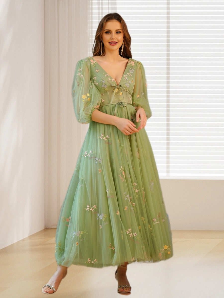 Dressime A Line V Neck Long Sleeves Homecoming Dresses Tulle With Embr dressime Dressime A Line V Neck Long Sleeves Homecoming Dresses Tulle With Embr dressime