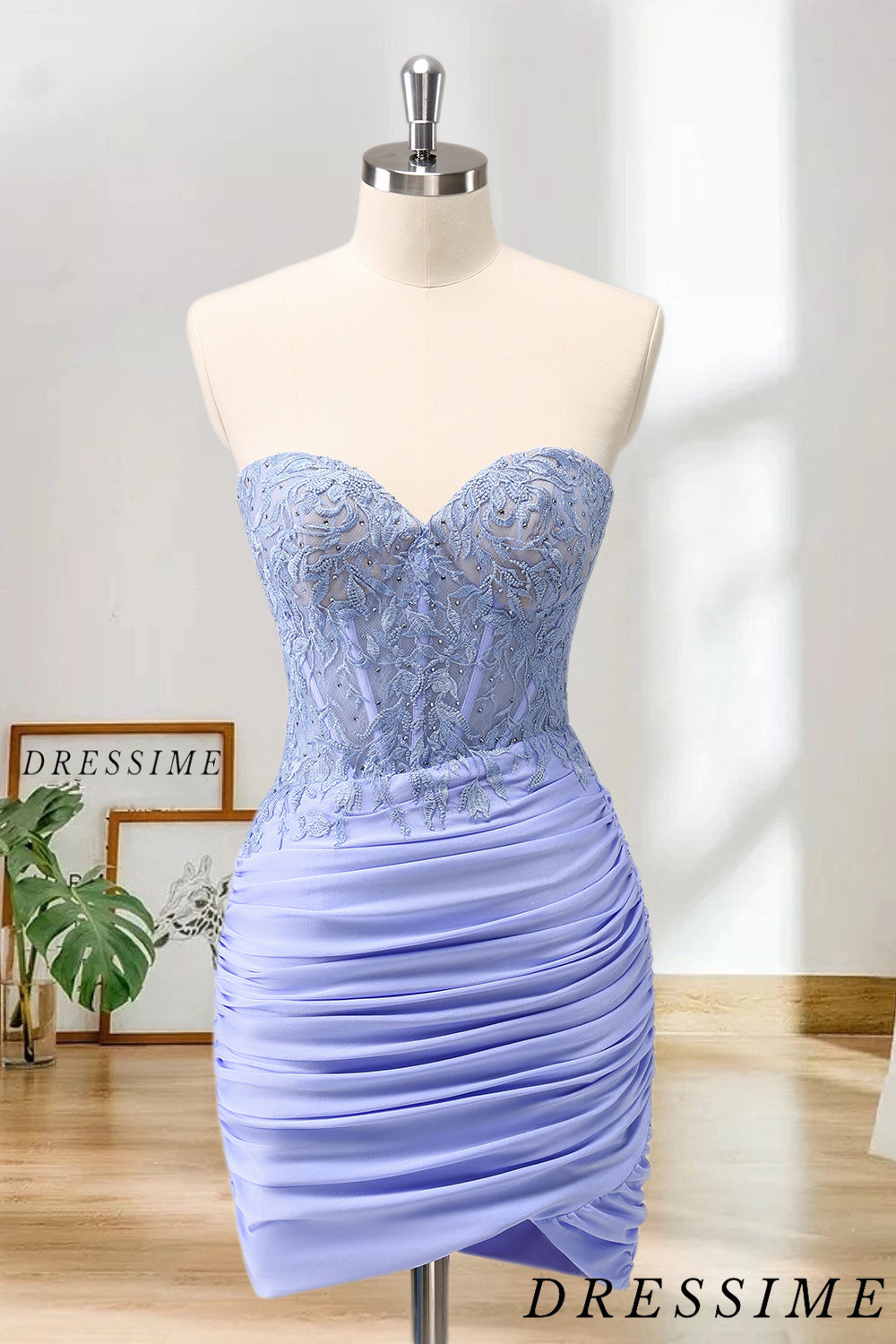 Dressime Bodycon Strapless Corset Pleated Tight Short/MiniHomecoming D dressime Dressime Bodycon Strapless Corset Pleated Tight Short/MiniHomecoming D dressime