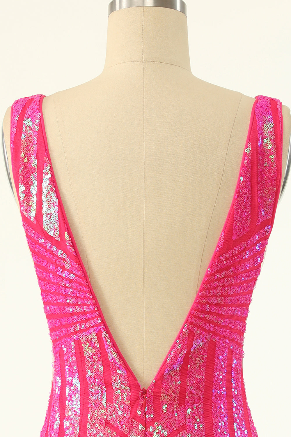 dressimeBodycon V Neck Sequins Homecoming Dresses
