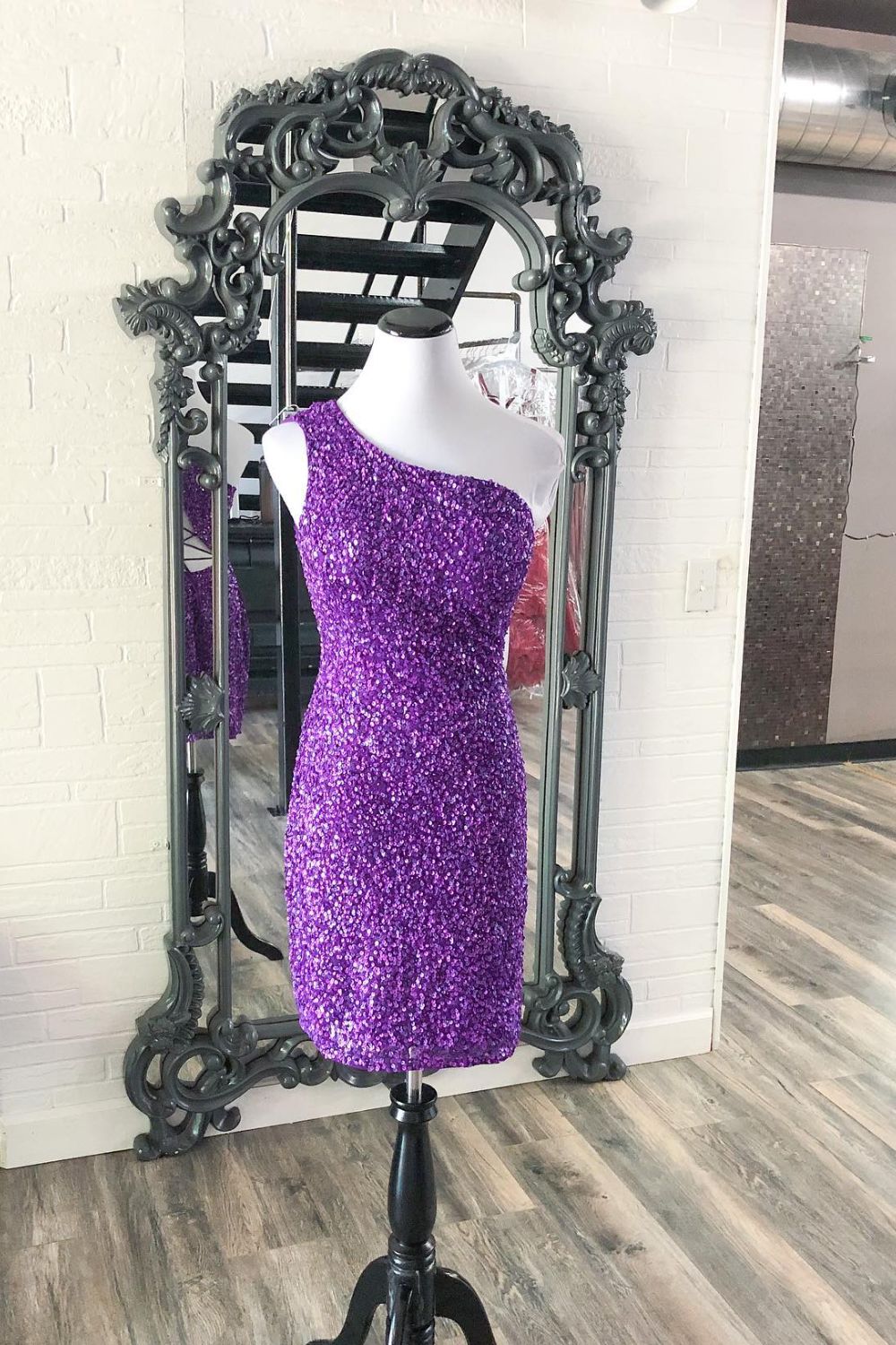Dressime Homecoming Dresses Sheath Mini One Shoulder Sequins With Eleg – dressime Dressime Homecoming Dresses Sheath Mini One Shoulder Sequins With Eleg – dressime