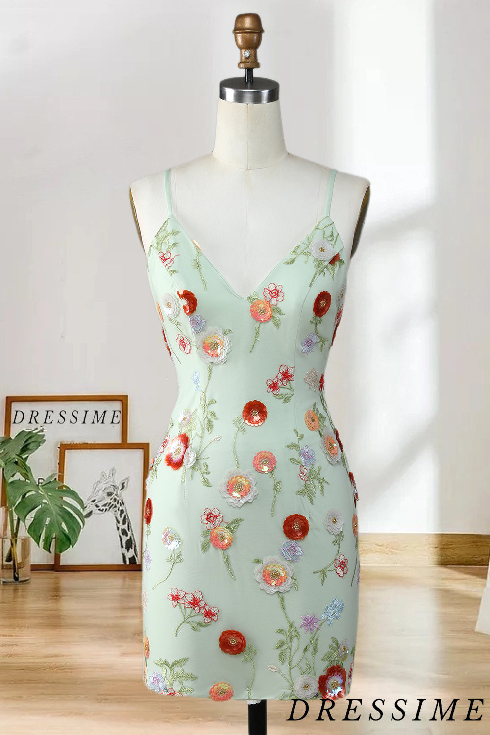 Dressime New Arrival Spaghetti Straps Sheath Short/Mini Homecoming Dre dressime Dressime New Arrival Spaghetti Straps Sheath Short/Mini Homecoming Dre dressime