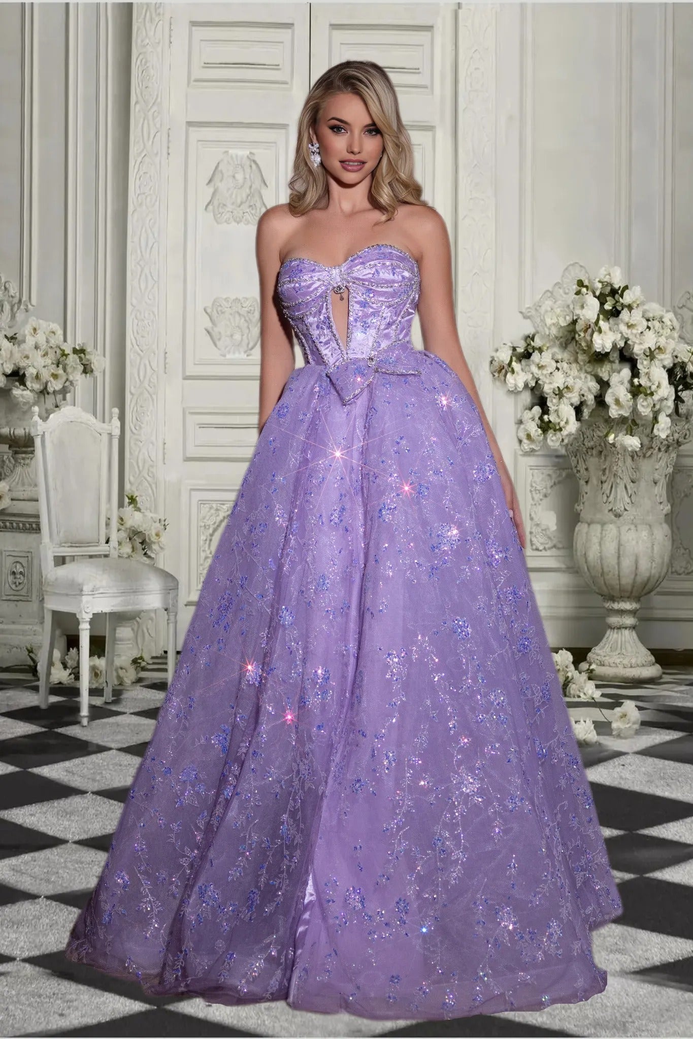 Dressime Women Purple Prom Dress Vintage A Line Sweetheart Tiered Long Evening Gown With Bow dressime Dressime Women Purple Prom Dress Vintage A Line Sweetheart Tiered Long Evening Gown With Bow dressime
