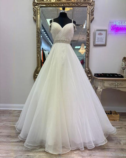 Dressime A-Line Beaded Cold-Shoulder Prom Dress With Beaded dressime