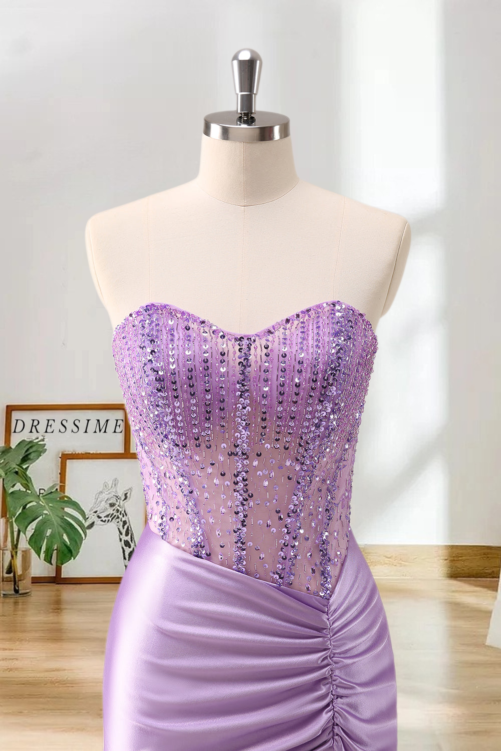 Dressime Bodycon Strapless Satin Corset Ruched Tight Short/Mini Homeco dressime Dressime Bodycon Strapless Satin Corset Ruched Tight Short/Mini Homeco dressime