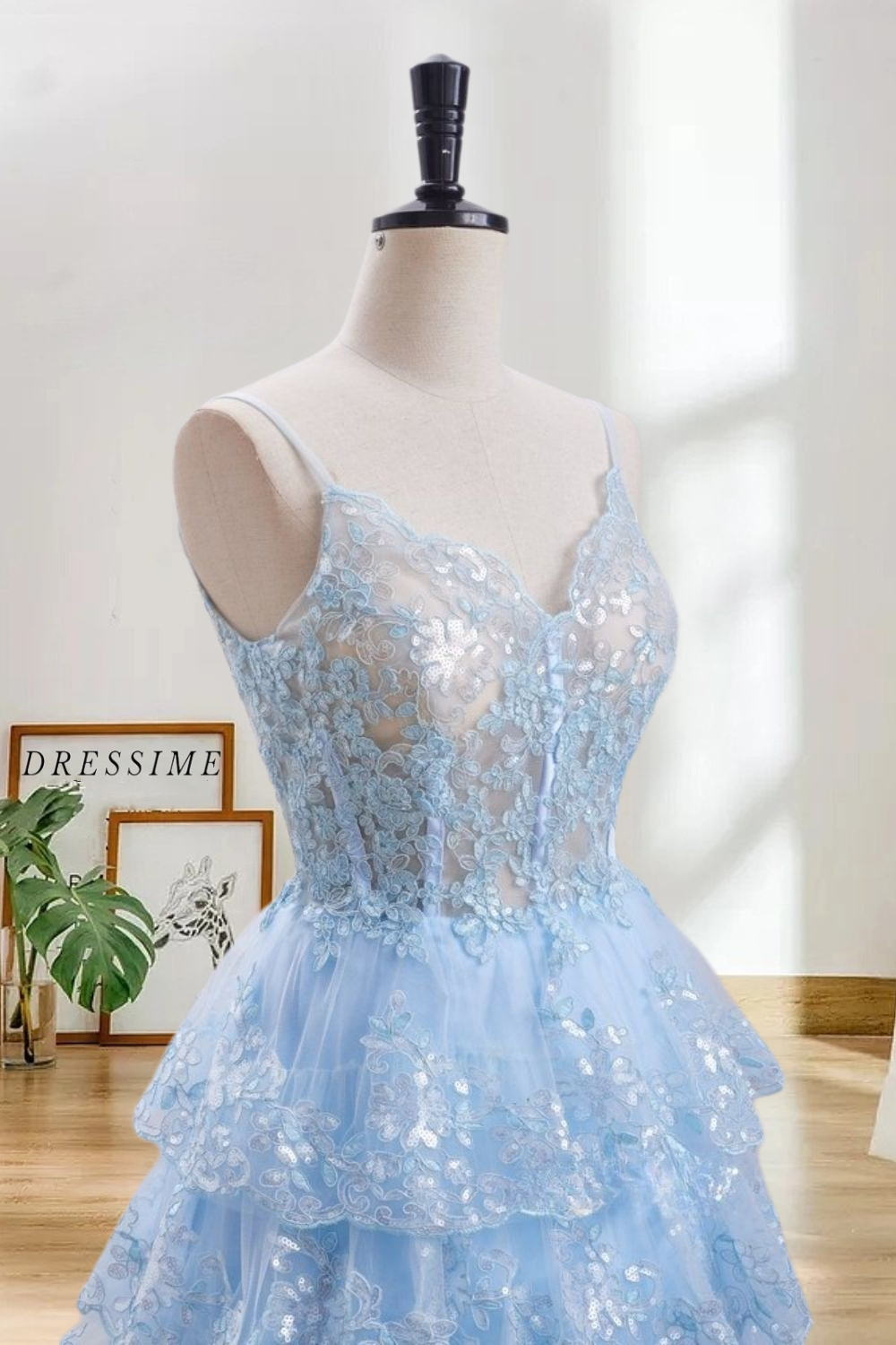Buy Dressime Fancy Short A-Line Spaghetti Straps Homecoming Dress with dressime Buy Dressime Fancy Short A-Line Spaghetti Straps Homecoming Dress with dressime