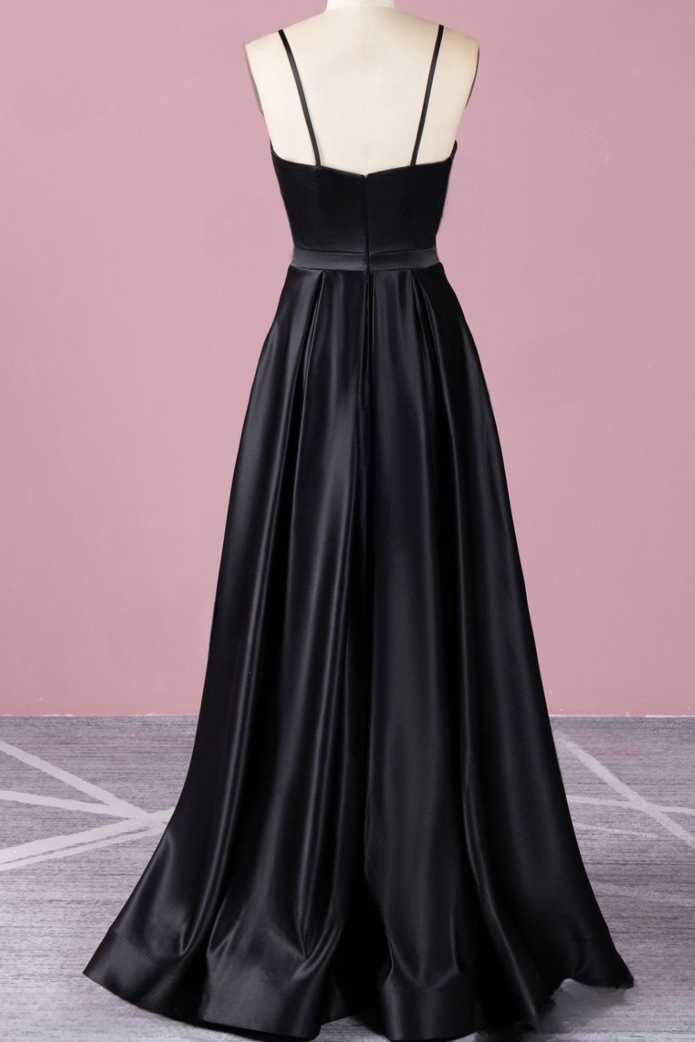 Dressime Sexy A line High Slit V Neck Spaghetti Straps Prom Dress Pock dressime Dressime Sexy A line High Slit V Neck Spaghetti Straps Prom Dress Pock dressime