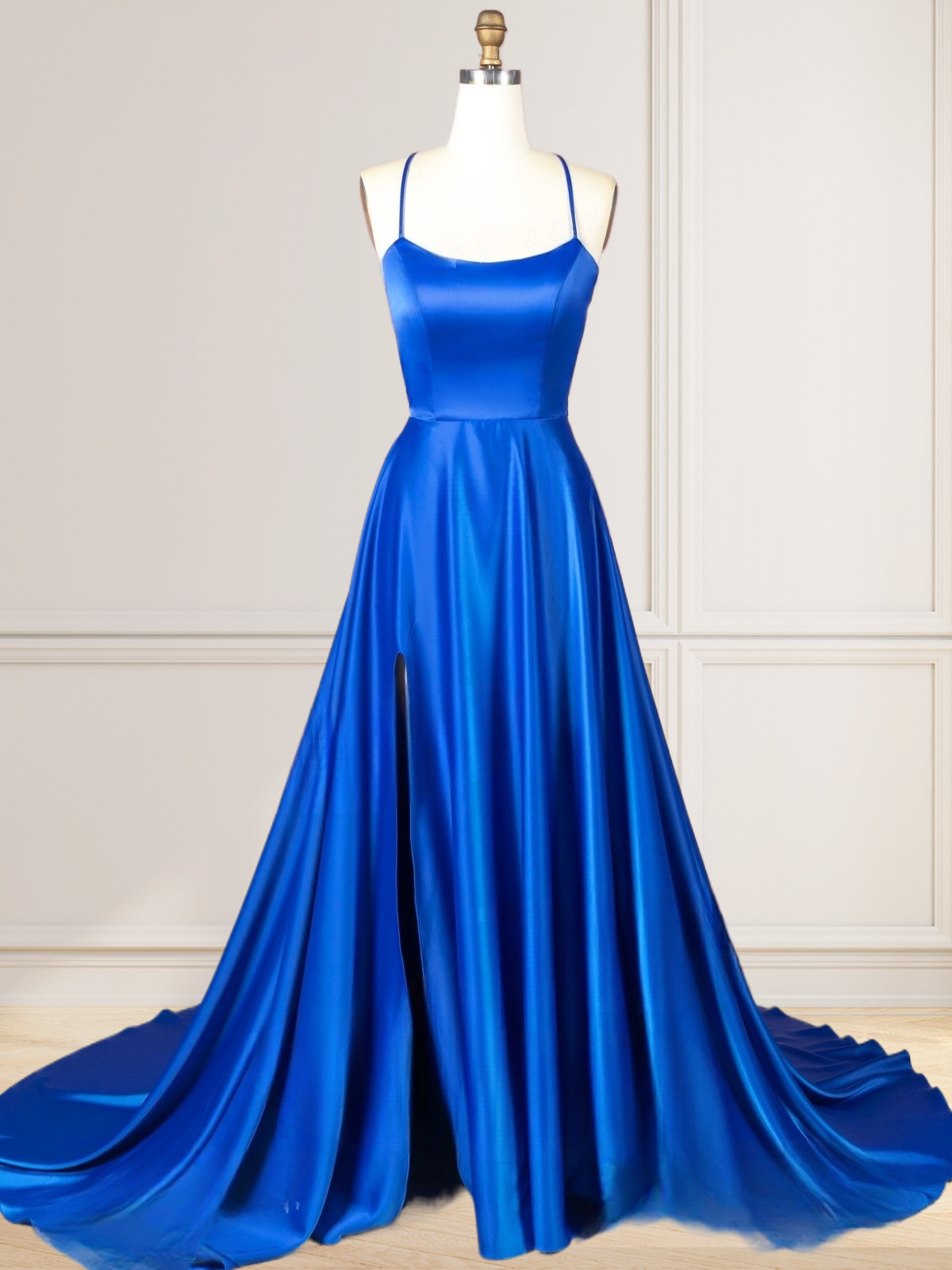 Dressime Spaghetti Straps Satin Long Red Open Back Simple Cheap Prom D dressime Dressime Spaghetti Straps Satin Long Red Open Back Simple Cheap Prom D dressime